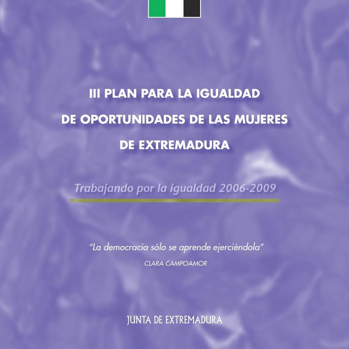 III Plan igualdad oportunidades